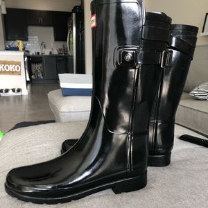 Hunter Original Refined Strap Short Wellingtons